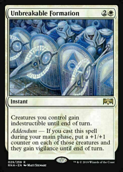 Unbreakable Formation ~ Ravnica Allegiance [ Excellent+ ] [ Magic MTG ] - London Magic Traders Limited