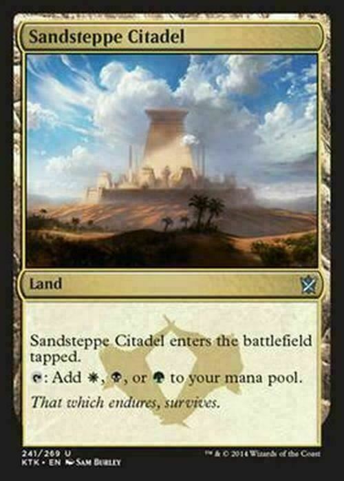 Sandsteppe Citadel ~ Khans of Tarkir [ Excellent ] [ Magic MTG ]