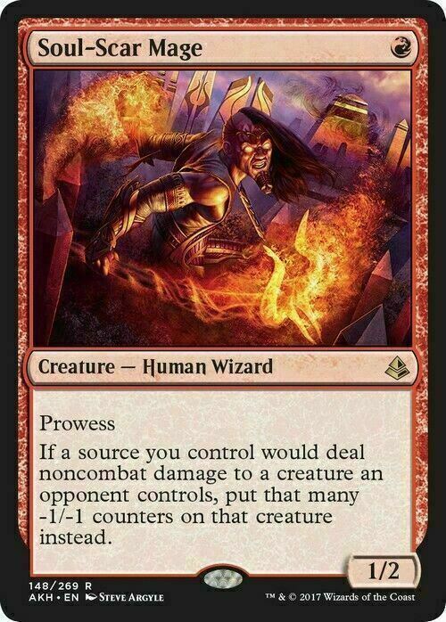 Soul-Scar Mage ~ Amonkhet [ Excellent ] [ Magic MTG ] - London Magic Traders Limited