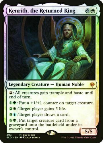 FOIL Kenrith, the Returned King ~ Buy a Box Throne of Eldraine [ NM ] [ MTG ] - London Magic Traders Limited