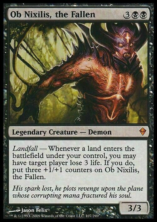 Ob Nixilis, the Fallen ~ Zendikar [ NearMint ] [ Magic MTG ] - London Magic Traders Limited
