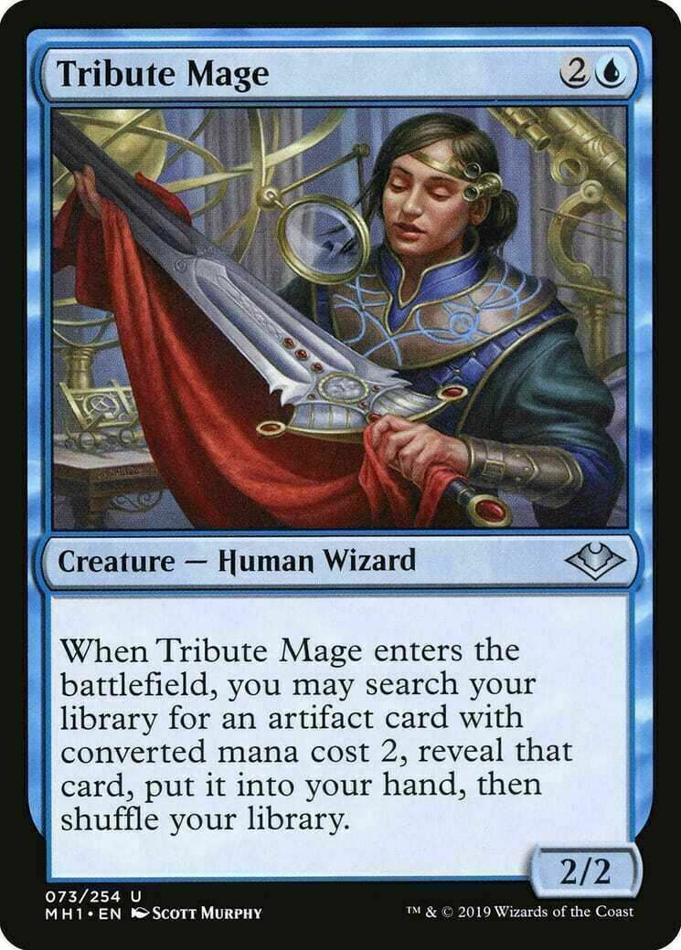 Tribute Mage ~ Modern Horizons [ NearMint ] [ Magic MTG ] - London Magic Traders Limited