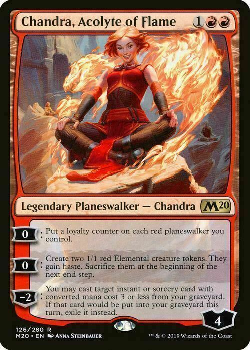 Chandra, Acolyte of Flame ~ Core 2020 [ NearMint ] [ Magic MTG ] - London Magic Traders Limited