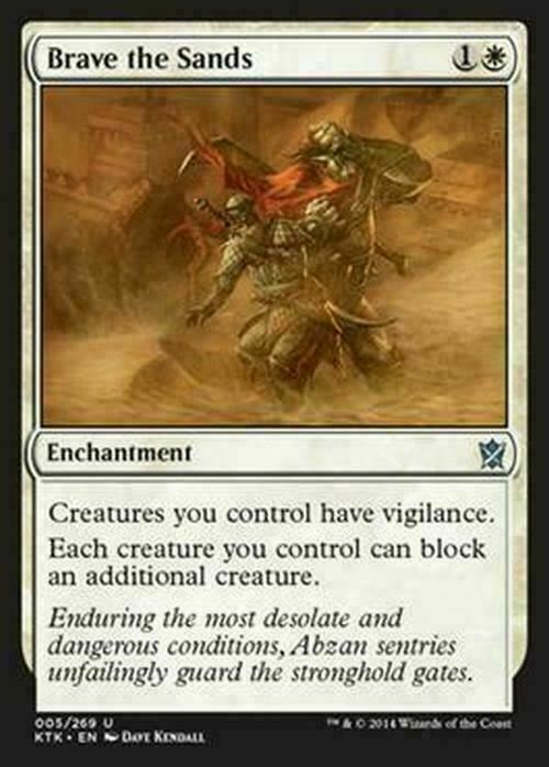 Brave the Sands ~ Khans of Tarkir [ Excellent ] [ Magic MTG ] - London Magic Traders Limited