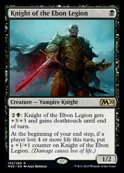 Knight of the Ebon Legion ~ Core 2020 [ NearMint ] [ Magic MTG ] - London Magic Traders Limited