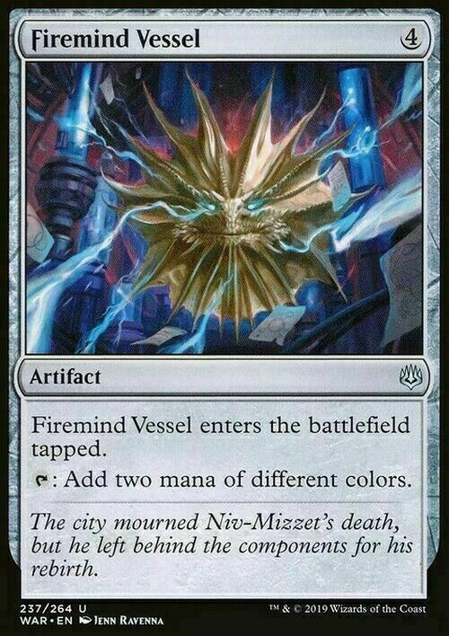 Firemind Vessel ~ War of the Spark [ Excellent ] [ Magic MTG ] - London Magic Traders Limited