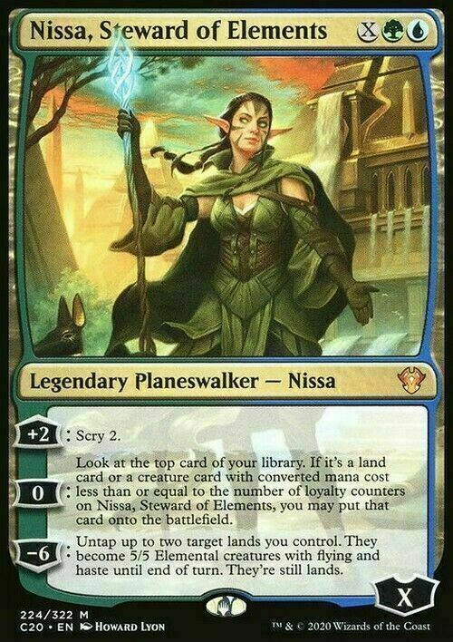 Nissa, Steward of Elements ~ Commander: Ikoria [ NearMint ] [ Magic MTG ] - London Magic Traders Limited