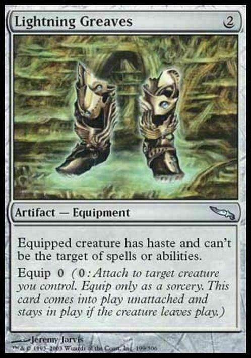 Lightning Greaves ~ Mirrodin [ EX ] [ Magic MTG ] - London Magic Traders Limited