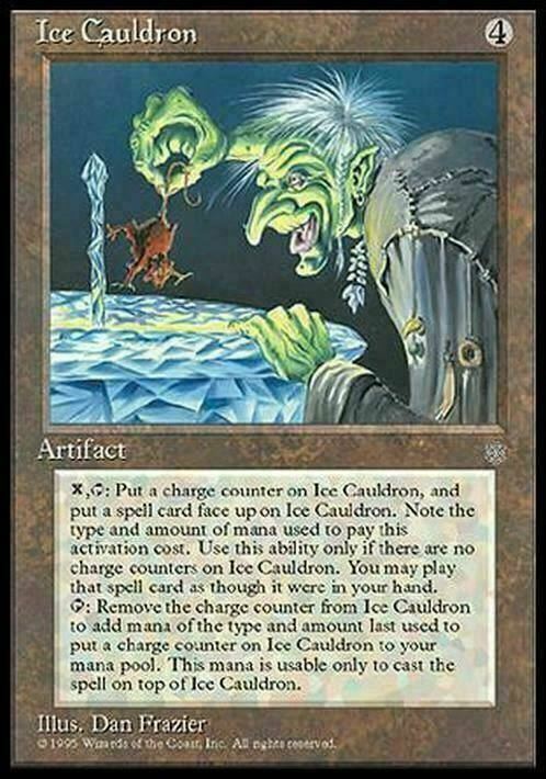Ice Cauldron ~ Ice Age [ MODERATELY PLAYED ] [ Magic MTG ] - London Magic Traders Limited