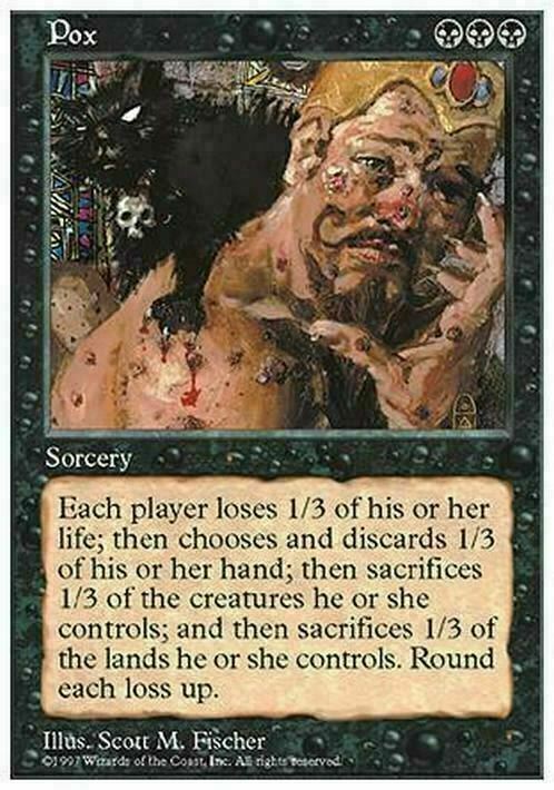 Pox ~ Fifth Edition [ Excellent+ ] [ Magic MTG ] - London Magic Traders Limited