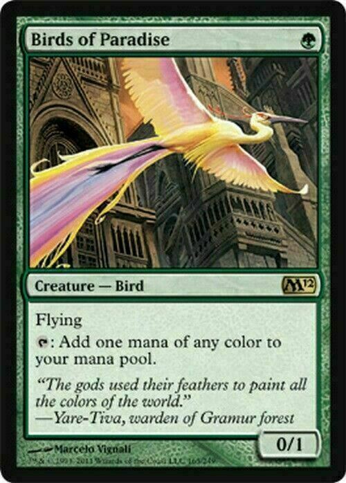 Birds of Paradise ~ Magic 2012 [ Excellent ] [ Magic MTG ] - London Magic Traders Limited