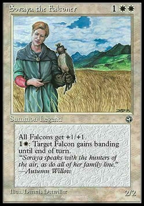 Soraya the Falconer ~ Homelands [ Excellent ] [ Magic MTG ] - London Magic Traders Limited