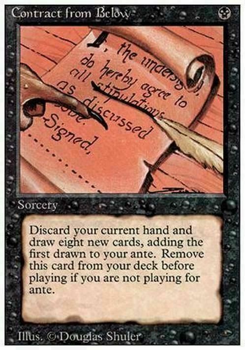 Contract from Below ~ Revised [ GOOD CONDITION ] [ Magic MTG ] - London Magic Traders Limited