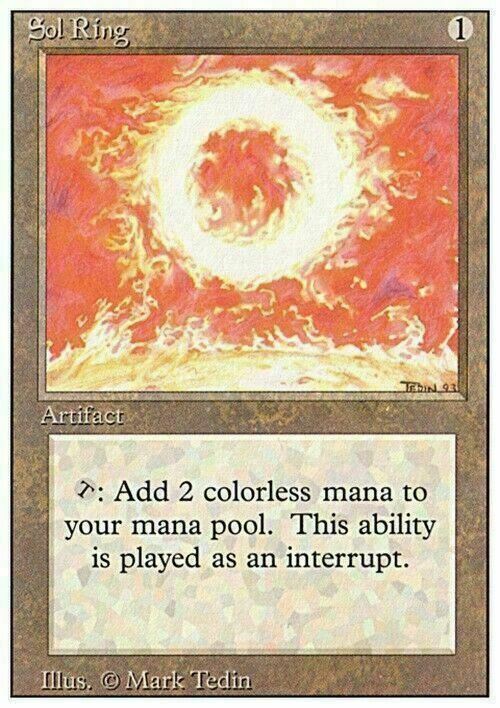 Sol Ring ~ Revised [ MODERATELY PLAYED ] [ Magic MTG ] - London Magic Traders Limited