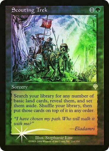 FOIL Scouting Trek ~ Invasion [ Excellent ] [ Magic MTG ] - London Magic Traders Limited