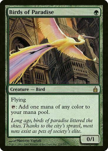 Birds of Paradise ~ Ravnica: City of Guilds [ Excellent ] [ Magic MTG ] - London Magic Traders Limited