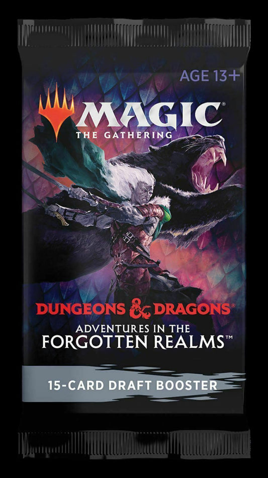 DRAFT Booster Pack ~ Adventures in the Forgotten Realms ~ Magic MTG SEALED - London Magic Traders Limited