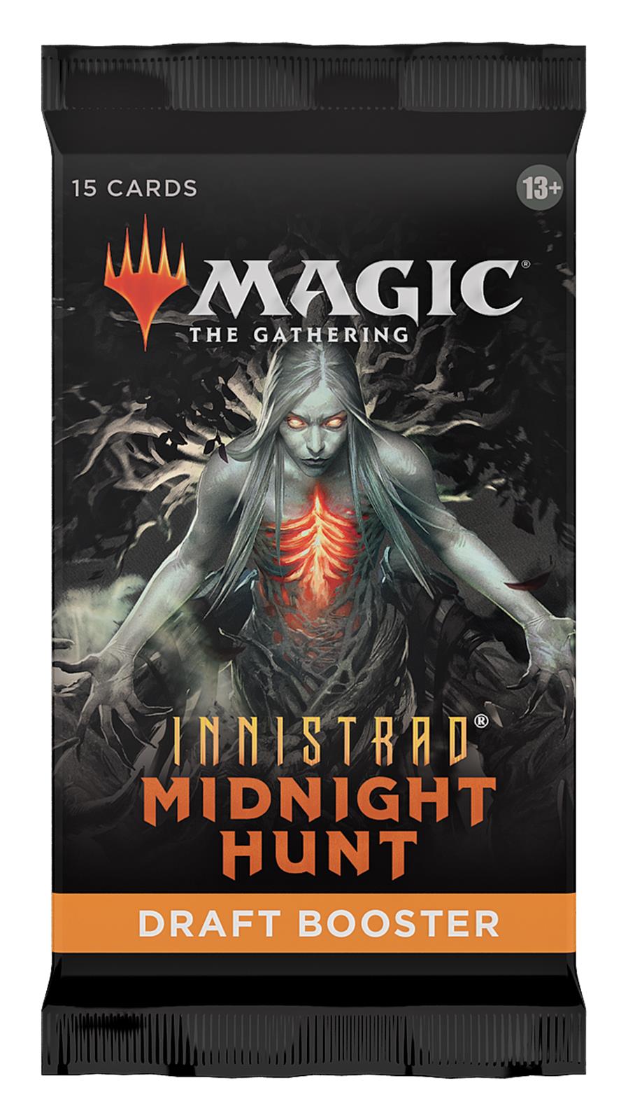 DRAFT Booster Pack ~ Midnight Hunt ~ Magic the Gathering MTG SEALED