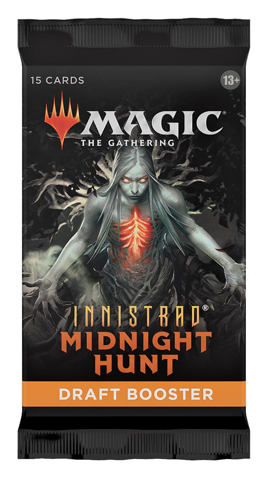 DRAFT Booster Pack ~ Midnight Hunt ~ Magic the Gathering MTG SEALED - London Magic Traders Limited
