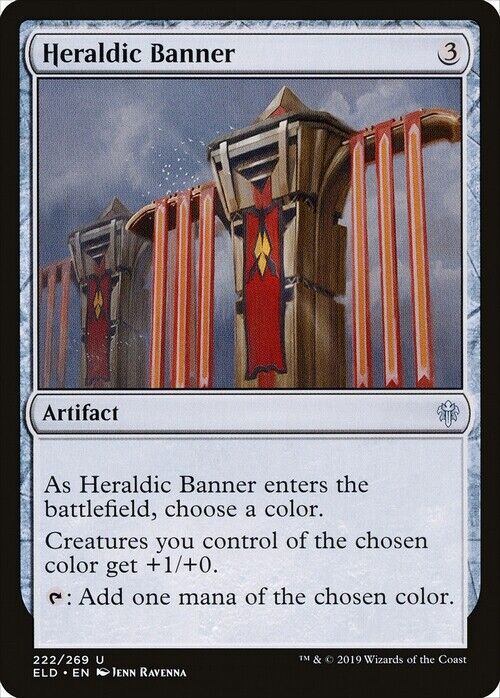 Heraldic Banner ~ Throne of Eldraine [ NearMint ] [ Magic MTG ] - London Magic Traders Limited