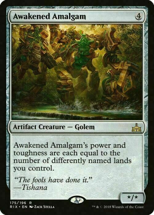 Awakened Amalgam ~ Rivals of Ixalan [ NearMint ] [ Magic MTG ] - London Magic Traders Limited
