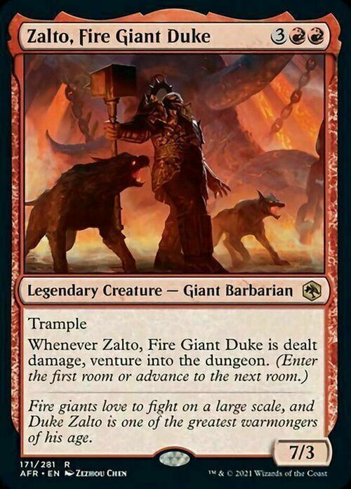 Zalto, Fire Giant Duke ~ Adventures in the Forgotten Realms [ NearMint ] - London Magic Traders Limited