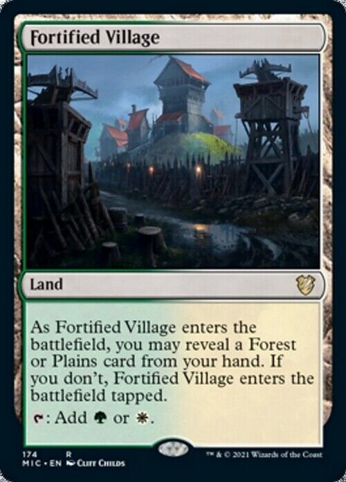 Fortified Village ~ Commander: Midnight Hunt [ NearMint ] [ MTG ]