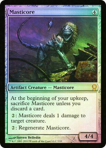 FOIL Masticore ~ From the Vault: Relics [ Excellent ] [ Magic MTG ]
