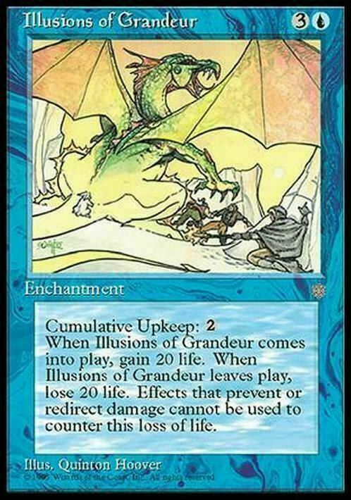 Illusions of Grandeur ~ Ice Age [ MODERATELY PLAYED ] [ Magic MTG ] - London Magic Traders Limited
