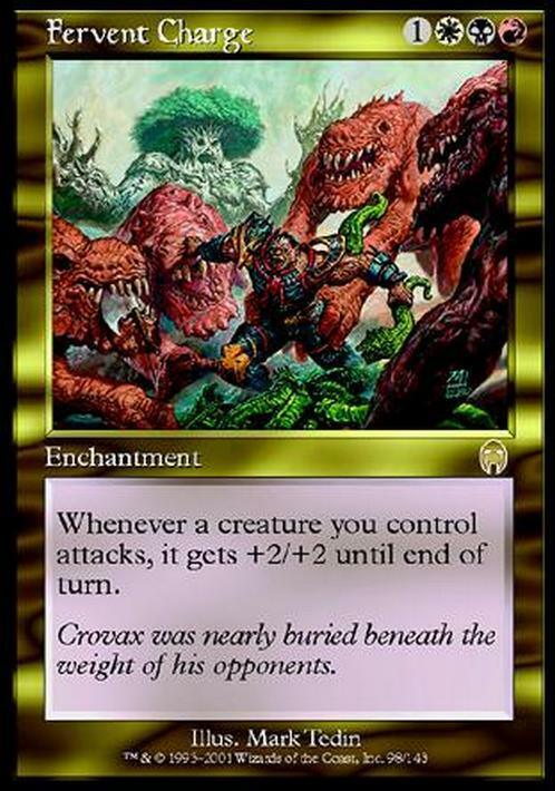 Fervent Charge ~ Apocalypse [ Excellent ] [ Magic MTG ] - London Magic Traders Limited