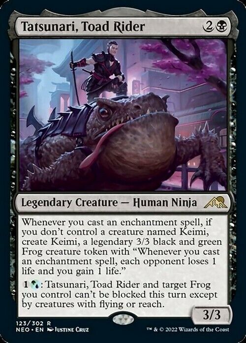 Tatsunari, Toad Rider ~ Kamigawa: Neon Dynasty [ NearMint ] [ Magic MTG ] - London Magic Traders Limited