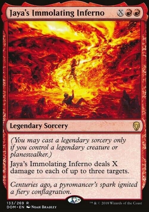 Jaya's Immolating Inferno ~ Dominaria [ NearMint ] [ Magic MTG ]