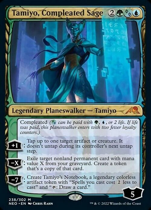 Tamiyo, Compleated Sage ~ Kamigawa: Neon Dynasty [ NM ] [ MTG ] - London Magic Traders Limited