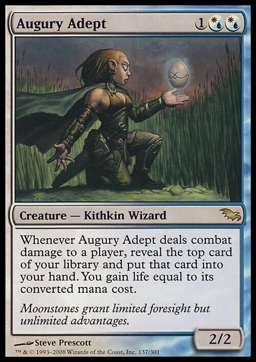 Augury Adept ~ Shadowmoor [ Excellent ] [ Magic MTG ] - London Magic Traders Limited