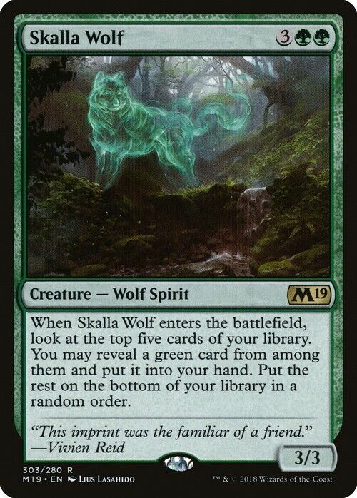 Skalla Wolf ~ Core 2019 [ NearMint ] [ Magic MTG ] - London Magic Traders Limited