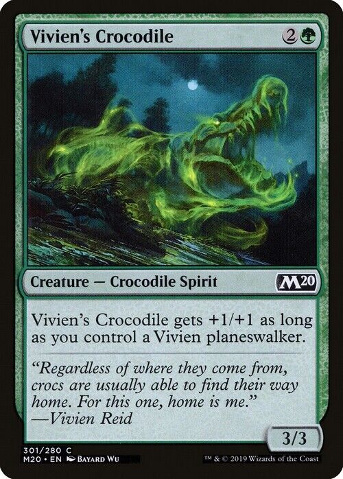 Vivien's Crocodile ~ Core 2020 [ Excellent ] [ MTG ] - London Magic Traders Limited