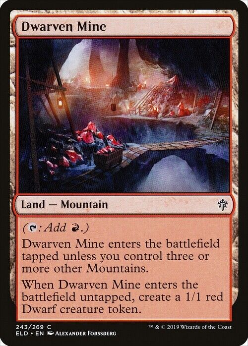 Dwarven Mine ~ Throne of Eldraine [ Excellent ] [ Magic MTG ]