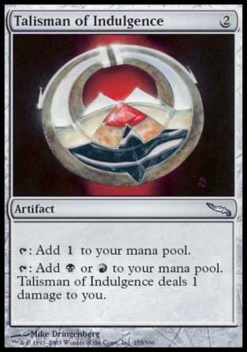 Talisman of Indulgence ~ Mirrodin [ Excellent ] [ Magic MTG ] - London Magic Traders Limited