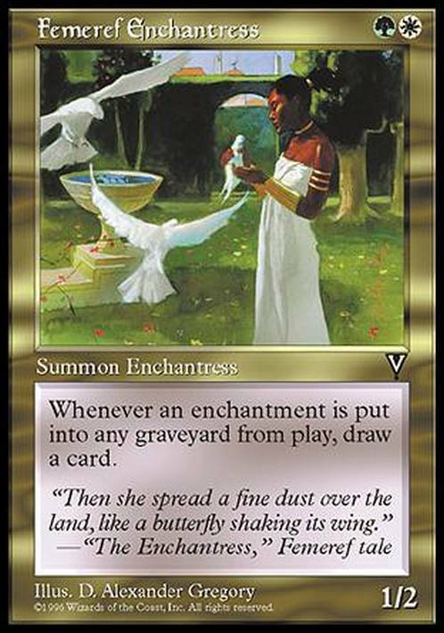 Femeref Enchantress ~ Visions [ NearMint ] [ Magic MTG ] - London Magic Traders Limited