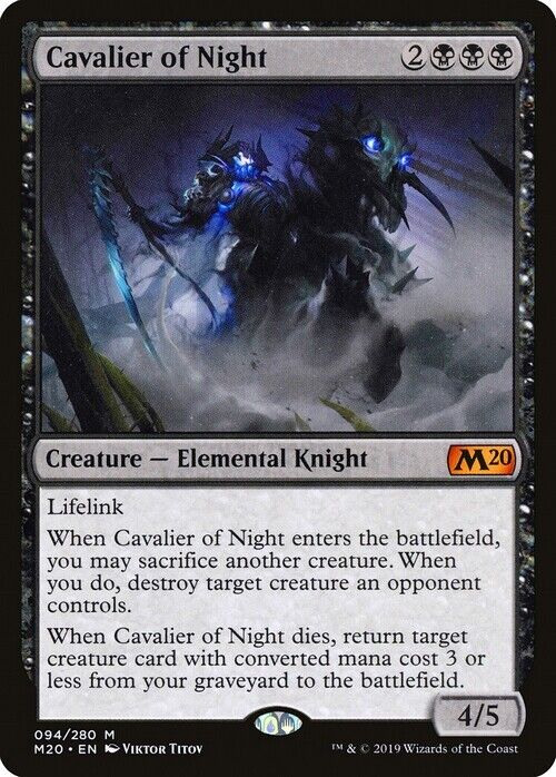 Cavalier of Night ~ Core 2020 [ Excellent ] [ Magic MTG ] - London Magic Traders Limited