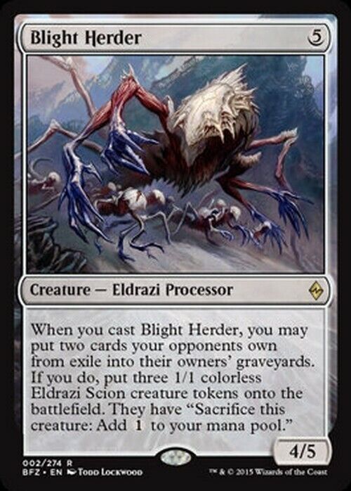 Blight Herder ~ Battle for Zendikar [ Excellent ] [ Magic MTG ] - London Magic Traders Limited