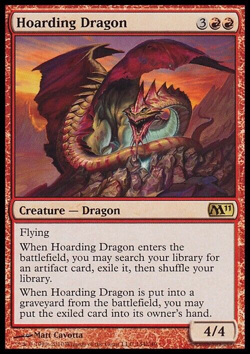Hoarding Dragon ~ Magic 2011 [ Excellent ] [ Magic MTG ] - London Magic Traders Limited