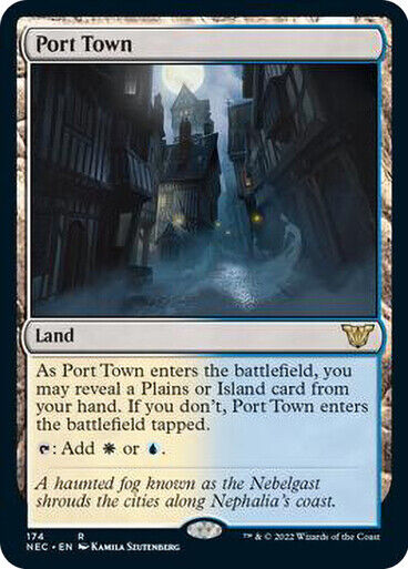Port Town ~ Commander: Kamigawa: Neon Dynasty [ NearMint ] - London Magic Traders Limited