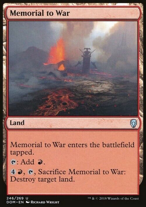 Memorial to War ~ Dominaria [ Excellent ] [ Magic MTG ]