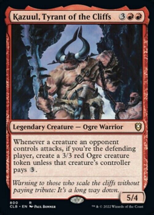 Kazuul, Tyrant of the Cliffs ~ Commander Legends 2: Baldur's Gate [ NM ] [ MTG ] - London Magic Traders Limited