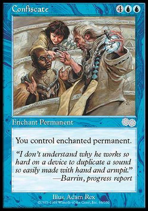 Confiscate ~ Urza's Saga [ Excellent ] [ Magic MTG ] - London Magic Traders Limited