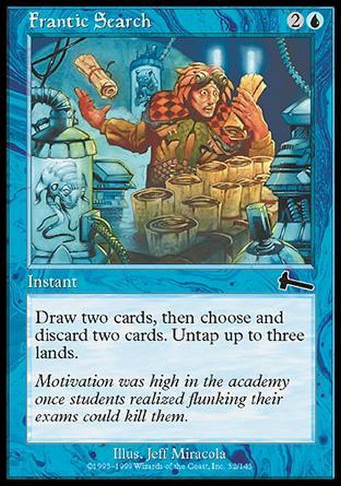 Frantic Search ~ Urza's Legacy [ Excellent ] [ Magic MTG ] - London Magic Traders Limited