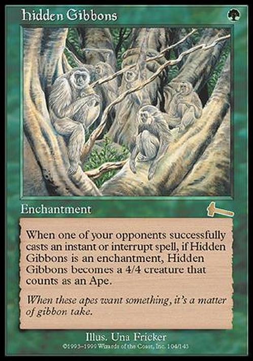 Hidden Gibbons ~ Urza's Legacy [ MODERATELY PLAYED ] [ Magic MTG ] - London Magic Traders Limited