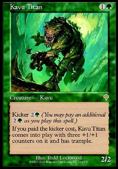 Kavu Titan ~ Invasion [ Excellent ] [ Magic MTG ] - London Magic Traders Limited