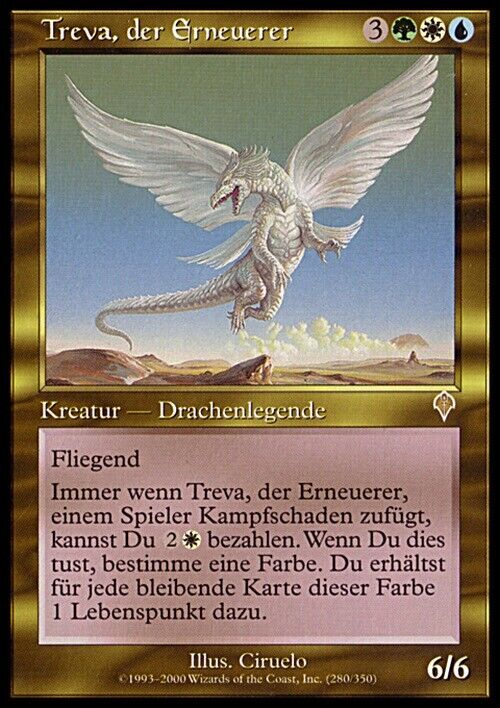 Treva, the Renewer ~ Invasion [ Excellent ] [ Magic MTG ] - London Magic Traders Limited